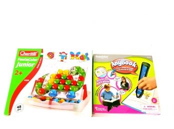 2 Educational Children's Toys Franklin Discover Anybook And Fantacolor Junior