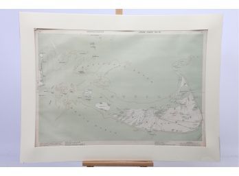 Map Of Nantucket Circa 1900