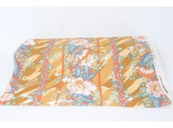 Vintage Roll Of Bolt Fabric By Schumacher Screen Print *Spring Festival*