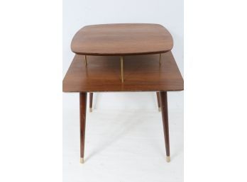 Vintage Mid Century Wood Table Dated 1959