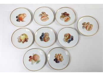 9pc Bavarian Thomas Fruit Plates