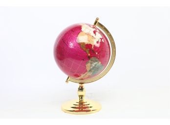 Pink Magenta Gemstone Globe