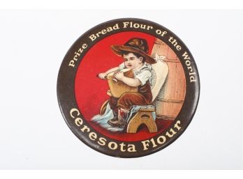 Early 1900's Ceresota Flour Advertising Pocket Mirror