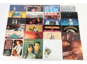 Lot Of 24 Lp Records - Including Ian & Sylvia, John Denver, Judy Collins, And Others