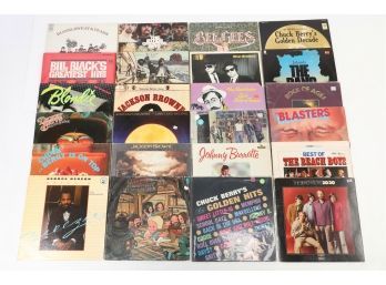 Lot Of 24 Lp Records - Including The Beach Boys, Jackson Brown, The Byrds, And Others