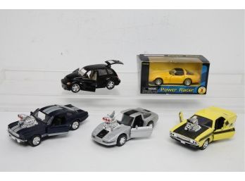 5 Miscellaneous Die Cast Cars - 1 New In Box