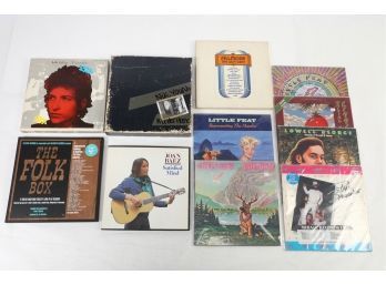 Lot Of Record Box Sets - Including Bob Dylan, Joan Baez, Neil Young, And Others