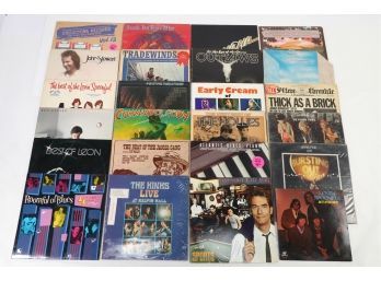 Lot Of 24 Lp Records - Including Leon Russel, John Stewart, Jethro Tull, And Others