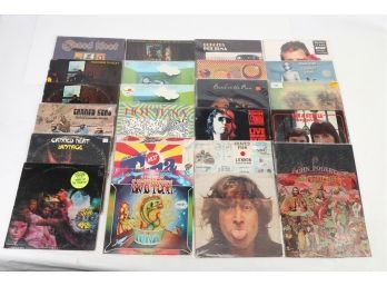 Lot Of 24 LP Records - Canned Heat, John Lennon, Ringo Starr, And Others