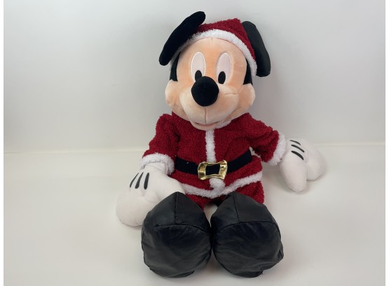 Large Mickey Mouse Christmas Disney Store Plushie