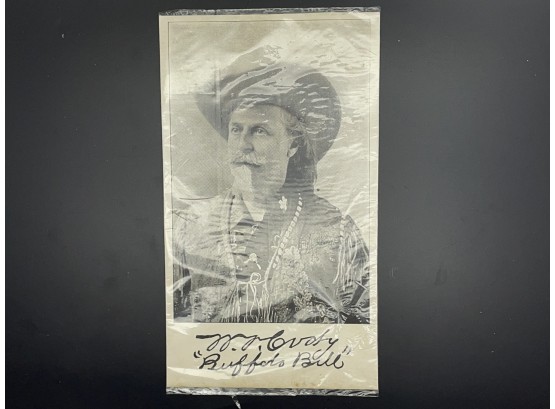 Buffalo Bill/william Frederick Cody Card, Circa 1900