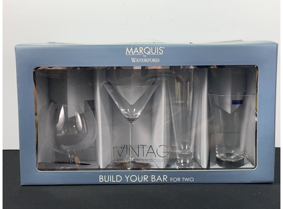 Marquis By Waterford Bar Glasses Set Vintage Entertainment Collection