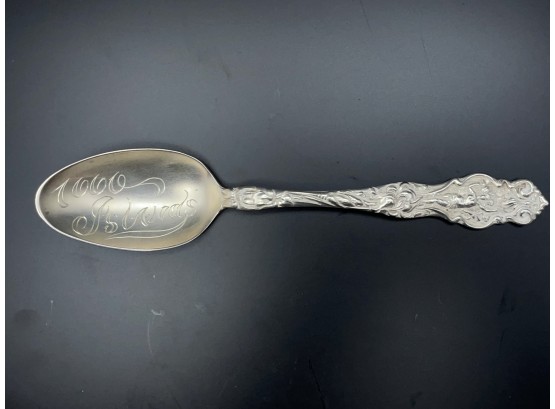 1000 Islands Sterling Silver Souvenir Spoon Circa 1902