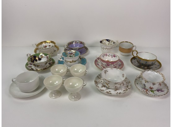 Antique And Vintage Cups & Saucers Lot