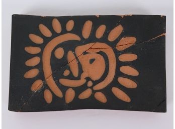Rare Original Picasso Madoura Ceramic Tile 27/200 Little Sun