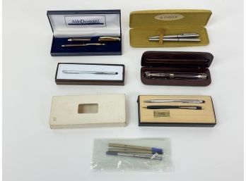 Vintage Pen Lot 6 Pieces Including Waterman