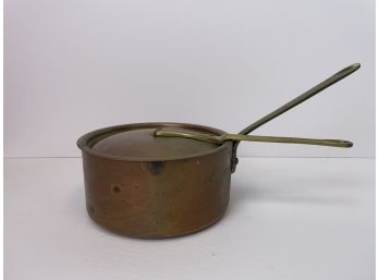 Heavy Vintage Copper Pot, Made In France