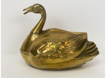 Antique Brass Duck Pastille Burner