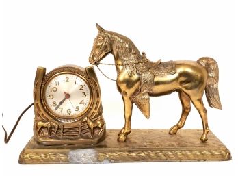 Sessions Horse Mantle Clock
