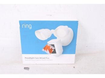 Ring Floodlight Cam Wired Plus W/ Motion Activated 1080p Video Ring Chime New