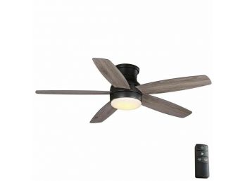 Home Decorators Ashby Park 52' Color Changing LED Ceiling Fan In Bronze W/Remote