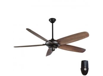 Altura II 68 In. Indoor Bronze Ceiling Fan With Downrod, Remote And Reversible Motor