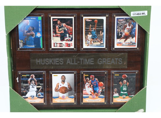 UConn Huskies All Time Greats Mens Basketball Display