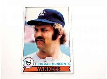1979 Thurman Munson Yankees Topps Baseball Card