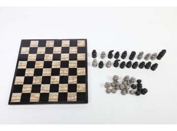 Marble Chess Set Needs Repair
