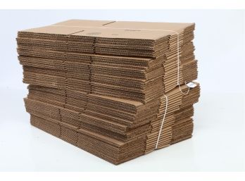 Two Bundles Of 24 Cardboard Boxes