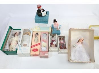 Lot Of Collectible Porcelain Dolls Gorham Madame Alexander