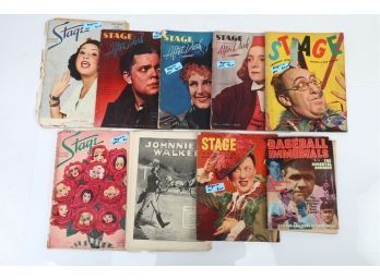 Lot Of Vintage Stage Magazines