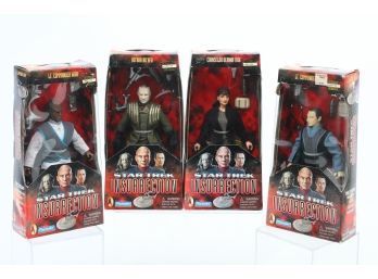 4pc Collectible Stark Trek Insurrection Playmates Figures