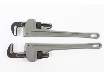 Pair Of Williams Aluminum Heavy Duty 18' Wrenches