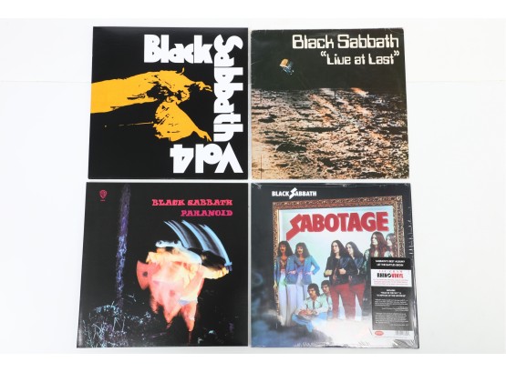 4pc Black Sabbath Vinyl Records Lot