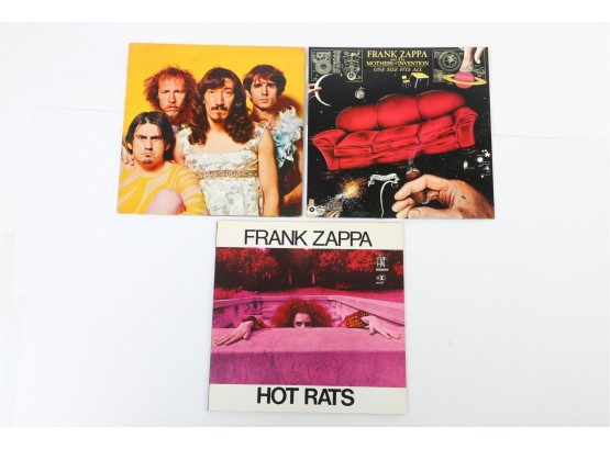 3pc Frank Zappa Record Lot