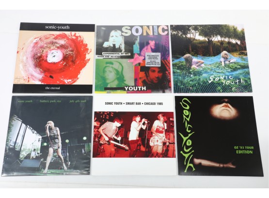 6pc Sonic Youth Vinyl Lot