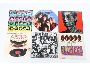 6pc Rolling Stones Records Lot