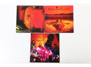 Alice In Chains 3pc Record Lot