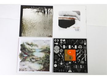4pc Assorted Bon Iver Record Lot