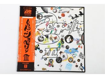 Led Zeppelin III Atlantic P-10106A Japan Vinyl LP