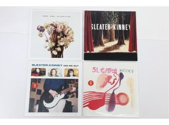 4pc Sleater Kinney Vinyl Record Lot