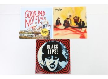 3pc Black Lips Vinyl Records Lot