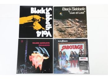 4pc Black Sabbath Vinyl Records Lot