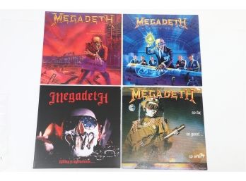 Four Album Megadeath Lot