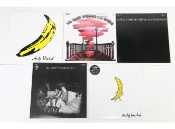 5pc Velvet Underground Assorted Vinyl Record Lot