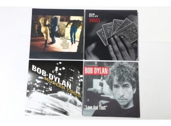 4pc Assorted Bob Dylan Record Lot