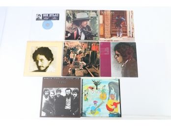 8pc Bob Dylan Vinyl Records Lot