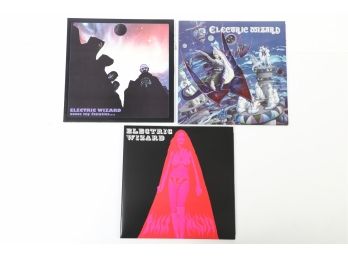 3pc Electric Wizard Record Lot