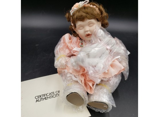 Marie Osmond 7' Porcelain Tiny Tot Baby Ashley Doll